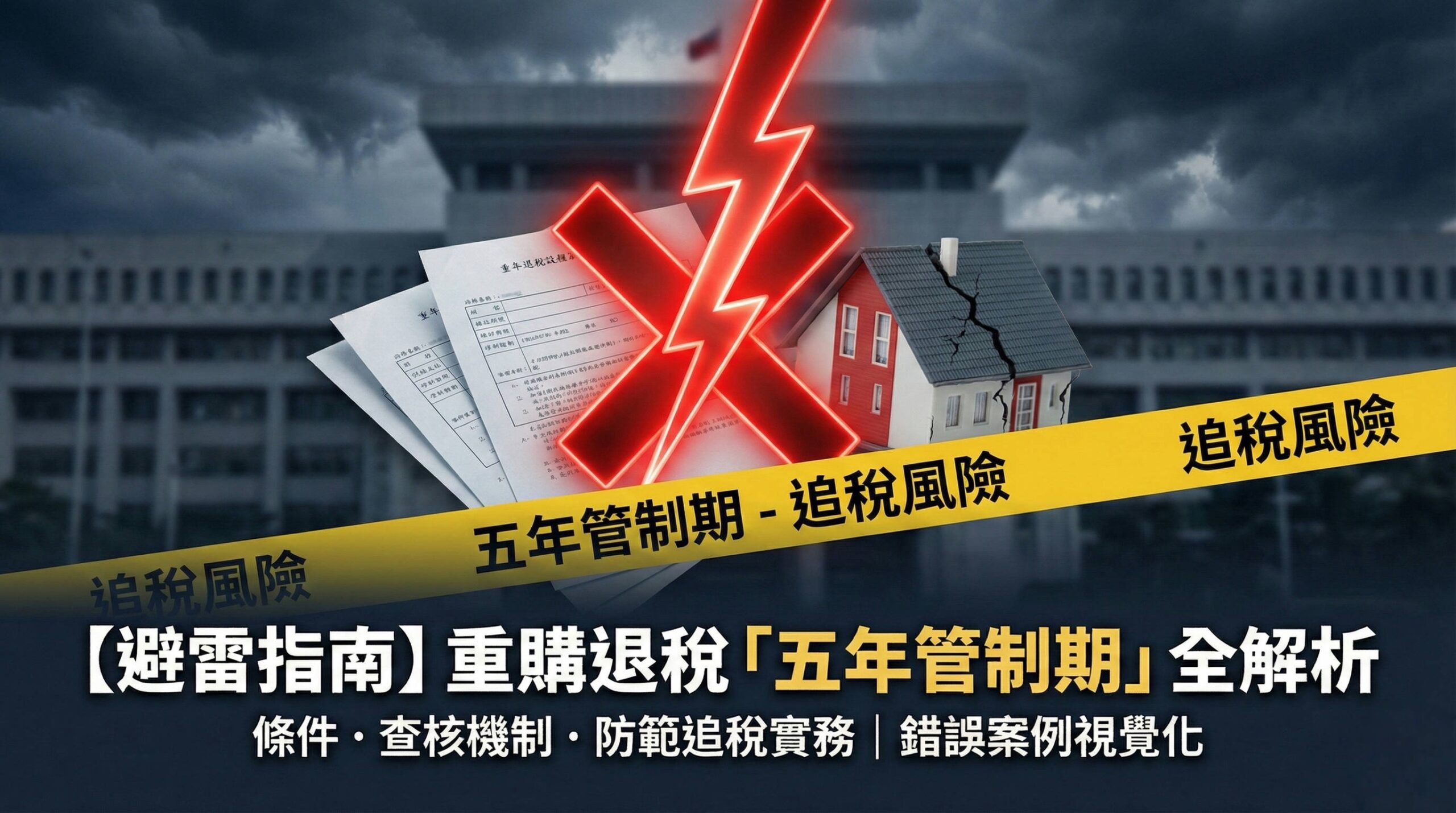 重購退稅「五年管制期」全解析：條件、查核機制與防範追稅實務- 徐瑞琪｜20年雙和區不動產經理人｜馬丁著你｜Morehouse｜